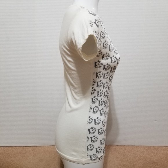 Felix The Cat shirt Small all over print cartoon retro style graphic cotton Y2K - Picture 4 of 12